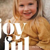 "Joyfully Bold" - Holiday Cards in Snow by Ann Gardner - Detail