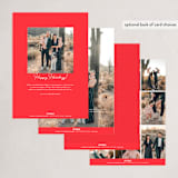 "Dash of Hope" - Holiday Cards in Cloud by That Girl Press - Back of Card Options