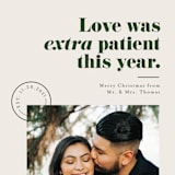 "Extra Patient" - Holiday Cards in Evergreen by Pink House Press - Detail