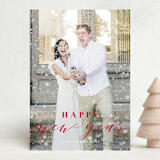 "Merrily Married" - Holiday Cards in Cherry by Roxy Cervantes - Front
