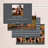 "Merry&Married" - Holiday Cards in Charcoal by Kerry Doyle - Back of Card Options