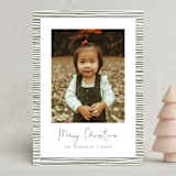 "Classic Stripes" - Holiday Cards in Forest by Michelle Taylor - Front