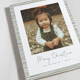 "Classic Stripes" - Holiday Cards in Forest by Michelle Taylor - Detail