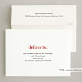 "laugh worthy" - Holiday Cards in Grape Fruit Red by Nicole Senecal - FREE Recipient Addressing