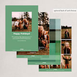 "Buffalo" - Holiday Cards in Tree Farm by Julie Murray - Back of Card Options