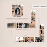 "Hand Lettered Wish" - Holiday Cards in Birch by Julie Murray - Back of Card Options