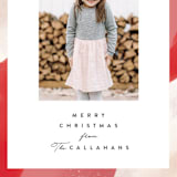 "Pepperminted" - Holiday Cards in Cherry Cordial by Julie Murray - Detail