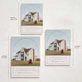 "Home Sweet Home" - Holiday Cards in Candy cane by Julie Murray - Formats Available