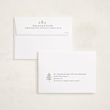 "Emblem" - Holiday Cards in Snow by Amy Kross - FREE Recipient Addressing