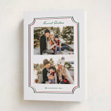 "vintage line frame" - Holiday Cards in Mistletoe by Kanika Mathur - Folded Card