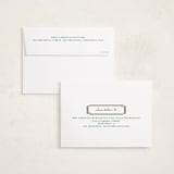 "vintage line frame" - Holiday Cards in Mistletoe by Kanika Mathur - FREE Recipient Addressing