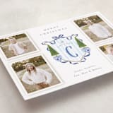 "Family Crest" - Holiday Cards in Blue Jay by Susan Zinader - Detail