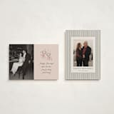 "Newlywed Toast" - Holiday Cards in Candied Grapefruit by Randi Cirelli - Photo Orientation Options
