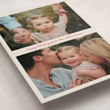 "Holiday Handwritten" - Holiday Cards in Cardinal by Beth Vassalo - Detail