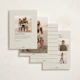 "Vintage Wishes" - Holiday Cards in Eggnog by Ashley Iwafuchi - Back of Card Options