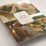 "Vintage Wishes" - Holiday Cards in Eggnog by Ashley Iwafuchi - Detail