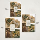 "Vintage Wishes" - Holiday Cards in Eggnog by Ashley Iwafuchi - Formats Available