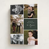 "Currier" - Holiday Cards in Cypress by Kate Ahn - Folded Card