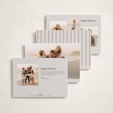 "Scripted Merry" - Holiday Cards in Snickerdoodle by Brianne Larsen - Back of Card Options