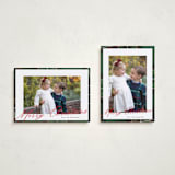"Yule Plaid" - Holiday Cards in Hunter Green by Cindy Reynolds - Photo Orientation Options