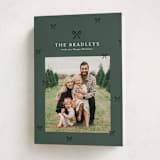 "Bow-tied" - Holiday Cards in Evergreen by Melanie Kosuge - Folded Card