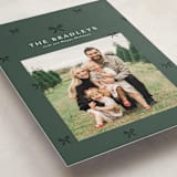 "Bow-tied" - Holiday Cards in Evergreen by Melanie Kosuge - Detail