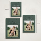 "Bow-tied" - Holiday Cards in Evergreen by Melanie Kosuge - Formats Available