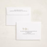 "Simple Type" - Holiday Cards in Linen by Angela Thompson - FREE Recipient Addressing