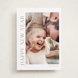 "Merry" - Holiday Cards in Cotton by Angela Thompson - Front