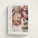 "Merry" - Holiday Cards in Cotton by Angela Thompson - Folded Card