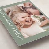 "Merry" - Holiday Cards in Sage by Angela Thompson - Detail