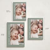 "Merry" - Holiday Cards in Sage by Angela Thompson - Formats Available