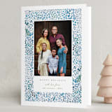 "Holiday splatter" - Holiday Cards in Blue Jay by Creo Study - Folded Card