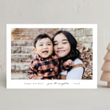 "Minimal Snapshot" - Holiday Cards in Snow by Jackie Crawford - Front