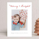 "Sprightly" - Holiday Cards in Holly Berry by AK Graphics - Front