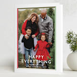 "Colorblock" - Holiday Cards in Stocking by Megan Davis - Folded Card