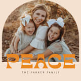 "Arched Holidays" - Holiday Cards in Tangerine by Rochelle Renee - Detail