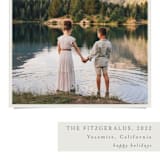 "Archival" - Holiday Cards in Pebble by Jackie Crawford - Detail