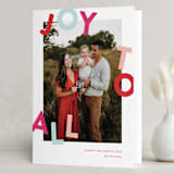 "Silly Joy" - Holiday Cards in Sugar Cookie by Ashley DeMeyere - Folded Card