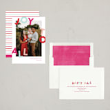 "Silly Joy" - Holiday Cards in Sugar Cookie by Ashley DeMeyere - Assembled