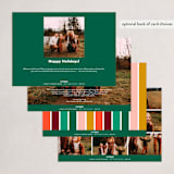 "Type and Color" - Holiday Cards in Emerald by Genna Blackburn - Back of Card Options