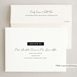 "Written" - Holiday Cards in Linen by Jennifer Lew - FREE Recipient Addressing