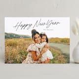 "Holiday Minimalist" - Holiday Cards in Coal by Design Lotus - Front