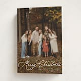 "Warm Sentiment" - Holiday Cards in Snow by Melanie Severin - Folded Card