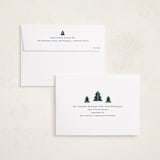 "Navy Baby" - Holiday Cards in Evergreen by Cindy Reynolds - FREE Recipient Addressing