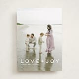 "love joy" - Holiday Cards in Snow by Kate Ross - Front