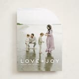 "love joy" - Holiday Cards in Snow by Kate Ross - Front