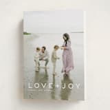 "love joy" - Holiday Cards in Snow by Kate Ross - Folded Card