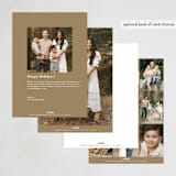 "Season Filled With Joy" - Holiday Cards in Ivory by Jackie Mangiolino - Back of Card Options
