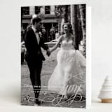 "Season Filled With Joy" - Holiday Cards in Ivory by Jackie Mangiolino - Folded Card
